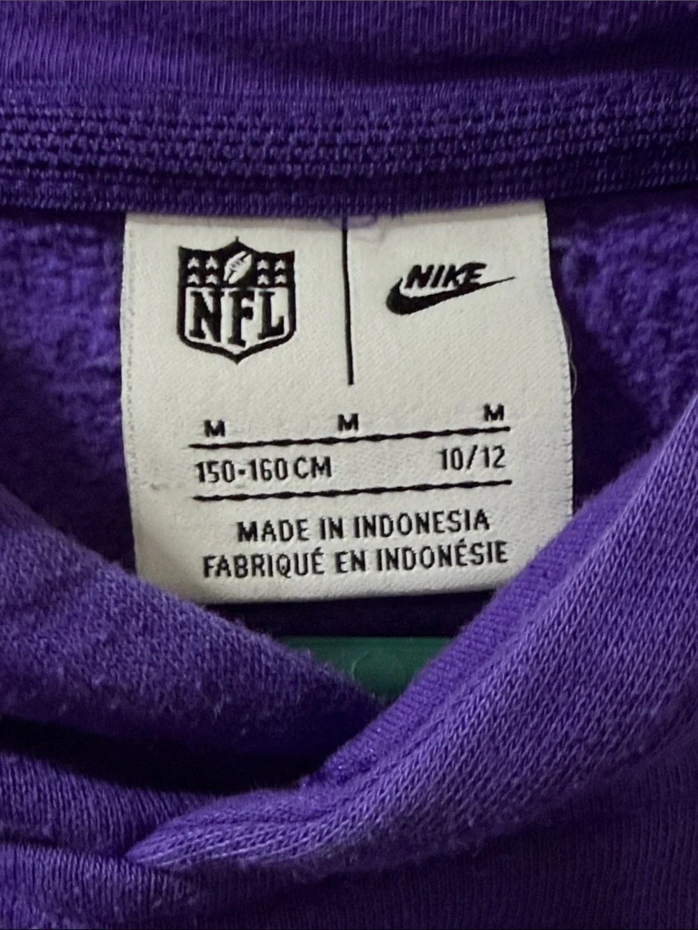 Nike Purple Minnesota Vikings Crewneck Hoodie / with matching sweat pants- Youth